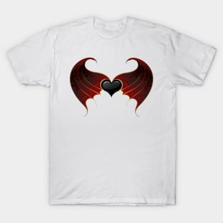 Gothic vampire heart T-Shirt